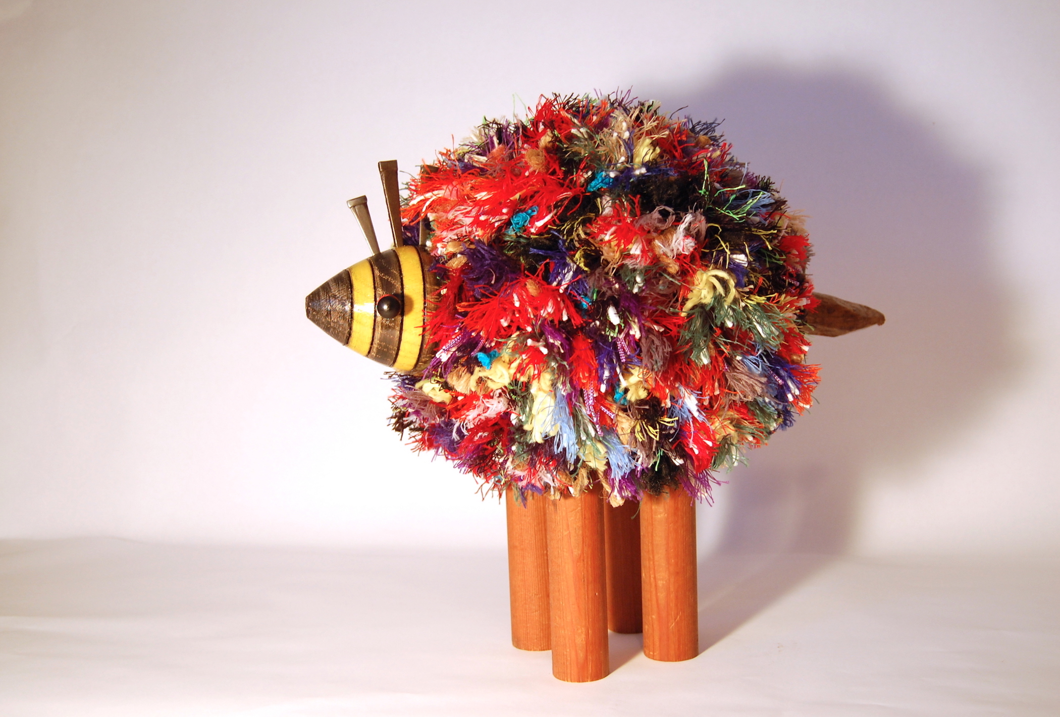 Round Bee, 15" x 12", $750