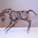 Wire Horse 1, 14" x 9", $300